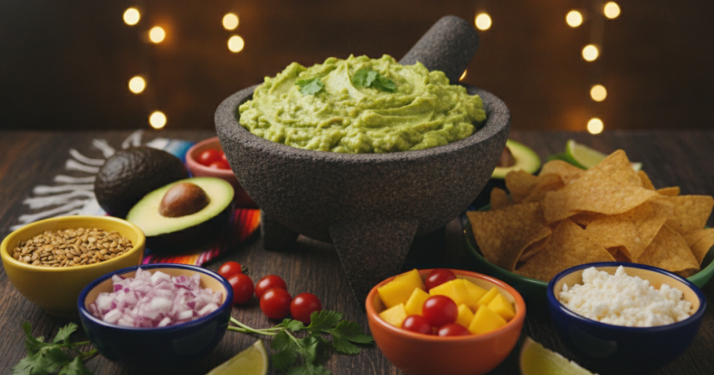 Mexican Party Food Ideas: Guacamole Bar
